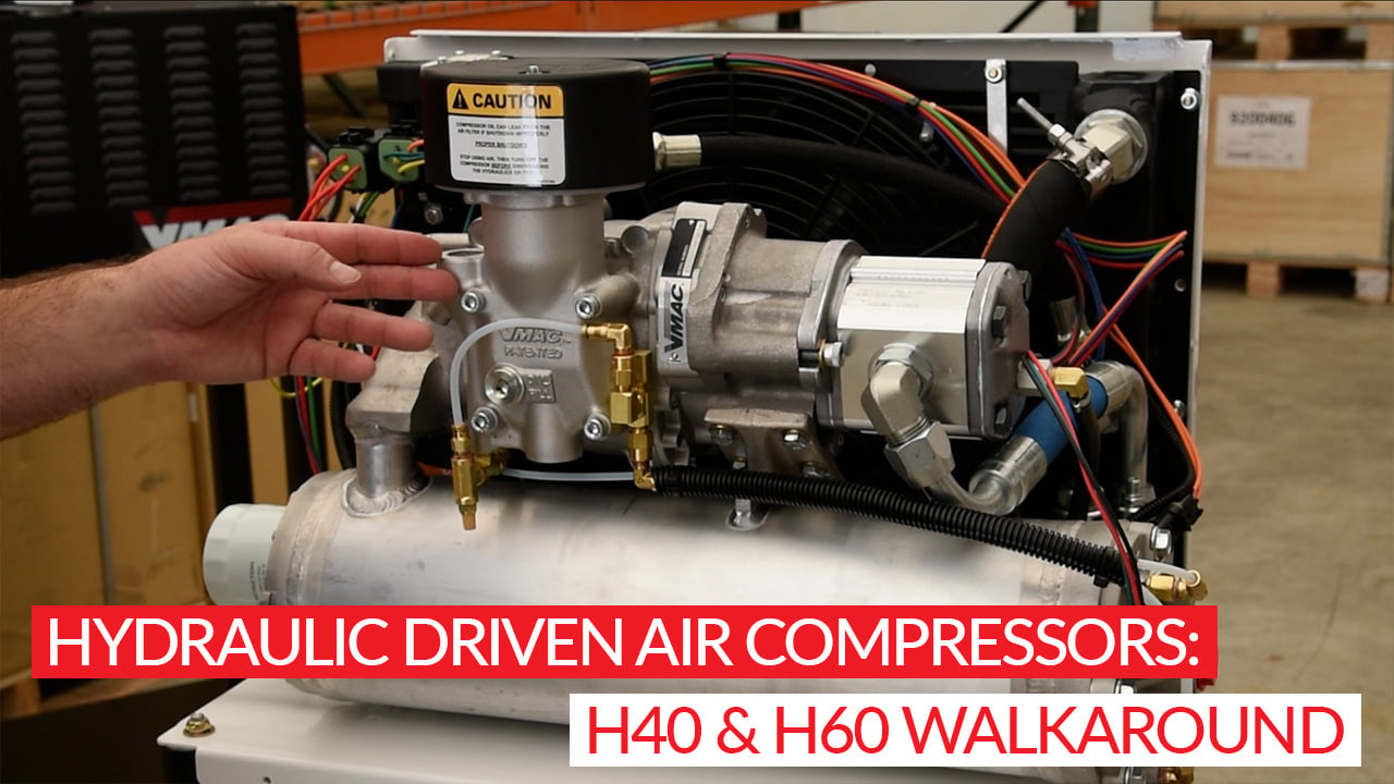 Hydraulic Driven Air Compressors: H40 & H60 Walkaround